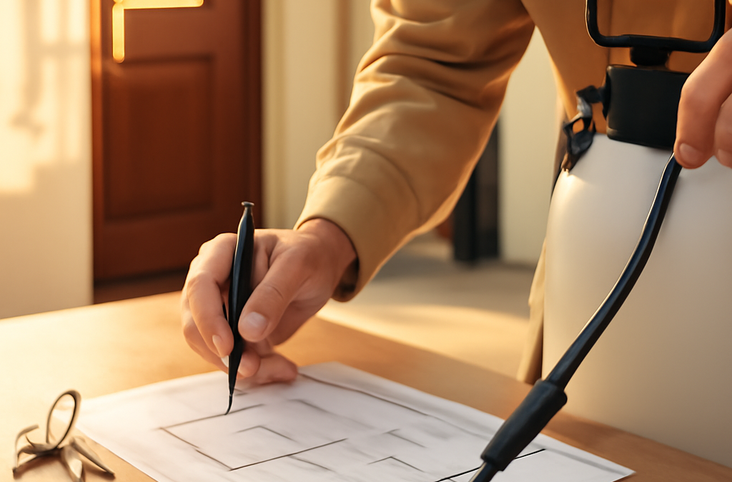 Illustration for Your First Professional Pest Visit: Step-by-Step What to Expect