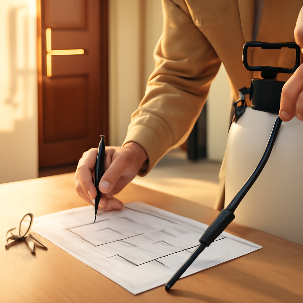 Illustration for Your First Professional Pest Visit: Step-by-Step What to Expect